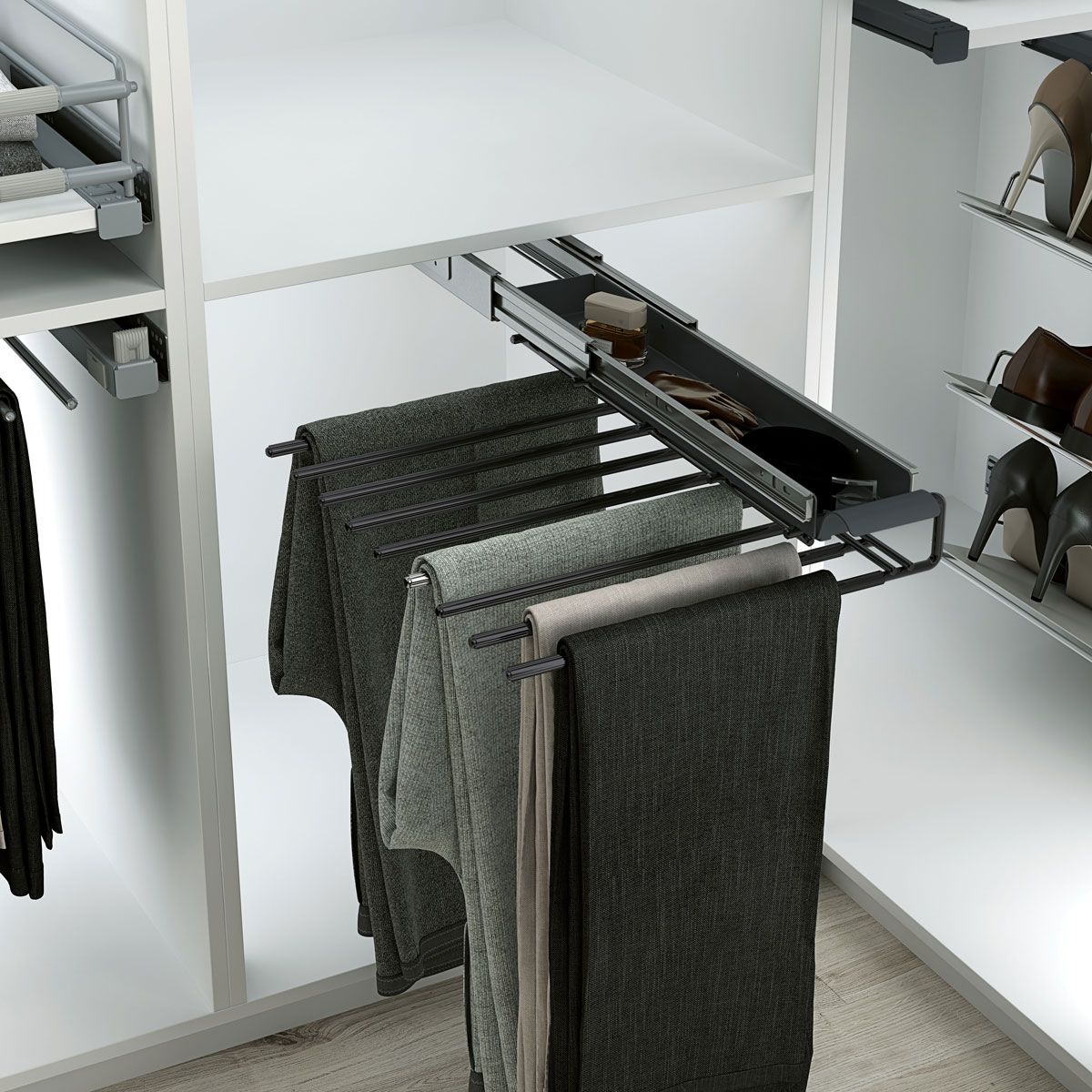 Pantalonero percha cuadrada Axia